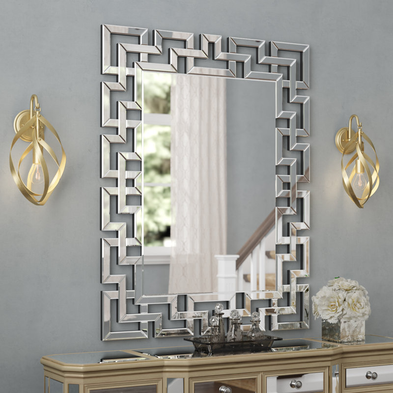 Willa Arlo Interiors Caja Modern & Contemporary Beveled Wall Mirror